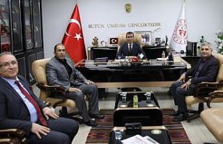 Dünya karate hakemi İsmail Günay, Müdür Keleş...