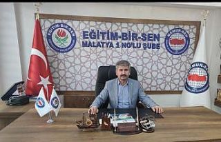 Eğitim Bir Sen Malatya 1 Nolu Şube Başkanı Söylemez:...
