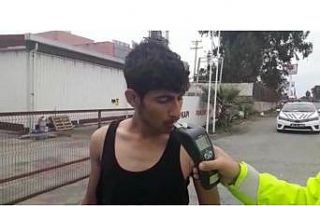 Ehliyetsiz alkollü sürücü ikinci kez yakalandı
