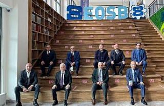 Ekonominin başkanları Özel EOSB Meslek Lisesinde...