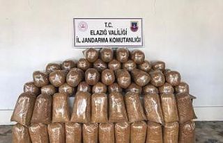 Elazığ’da 426 kilogram kaçak tütün ele geçirildi