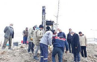 Emniyet binası etrafında ağaçlandırma çalışmaları