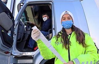 Emniyetin ‘ağır’ ablası mola vermeyen tır...