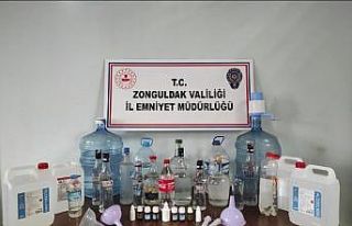 Emniyetten sahte alkol operasyonu