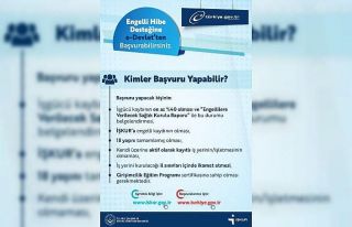 Engelli hibe desteği başvuruları devam ediyor