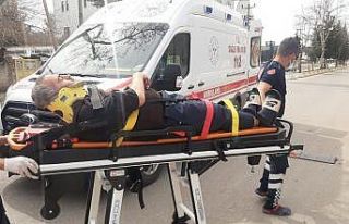 Engelli vatandaşa otomobil çarptı: 1 yaralı