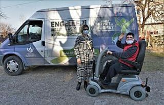 Engelli vatandaşın akülü araç talebi karşılandı