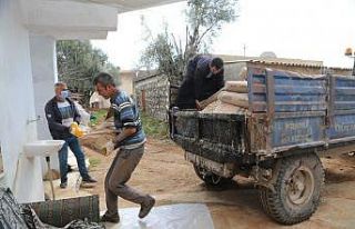 Erdemli’de fırtınanın yaraları sarılıyor