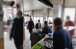 Ergani’de korona virüs denetimi