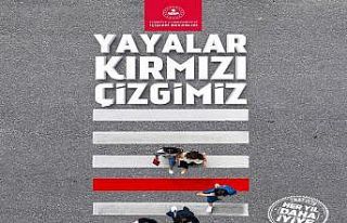 Erzincan’da yaya geçidine kırmızı çizgi çekildi