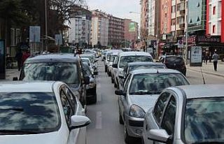 Eskişehir’de hafta sonu trafiği