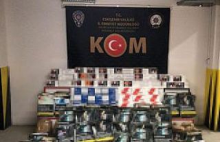 Eskişehir’de kaçak tütün operasyonunda 8 gözaltı