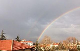 Eskişehir’de yılın ilk gökkuşağı görenleri...