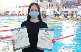 Eskişehirli yüzücü Göksu Doğan 12 yıldır kırılamayan...