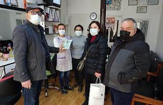 Esnaf odasından berber ve kuaföre denetim