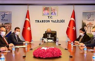Esnaf temsilcileri Vali Ustaoğlu ile pandemi tedbirlerini...