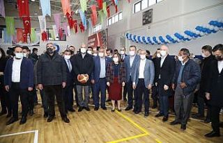 Gaziantep protokolü basketbolda hünerini sergiledi