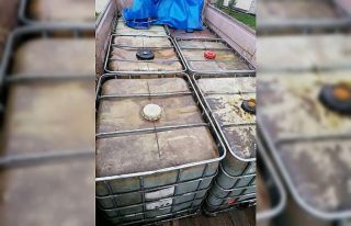 Gaziantep’te 6 ton kaçak akaryakıtla 125 bin makaron...