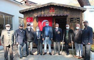 Gaziler istedi Başkan Öküzcüoğlu yerine getirdi