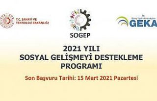 GEKA, SOGEP projeleri için proje önerisi bekliyor