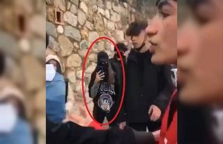 Gençlerin ölümüne kız kavgası kamerada