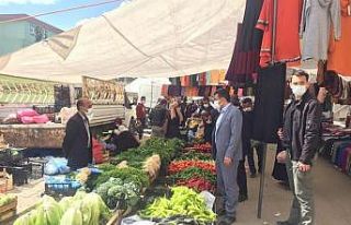 Gercüş’te korona virüs denetimleri sürüyor