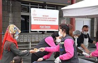 Germencik Belediyesi şehitler için lokma hayrı...