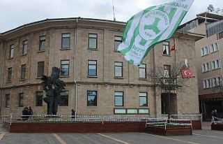 Giresun’da her yer yeşil-beyaz bayraklarla donatıldı