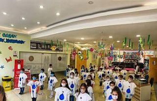 GKV’li minikler canlılar için suyun önemine dikkat...