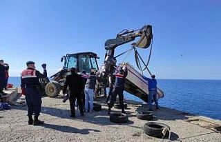Gökçeada’da Astsubay Toykuyu’yu arama çalışmaları...