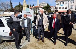 Gördes’te 120 bin metrekarelik kilit parke çalışması