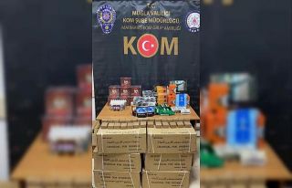 Gümrük kaçağı tütünleri sahte bandrol ile piyasaya...