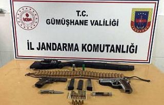 Gümüşhane’de uyuşturucu madde ve kaçak silah...