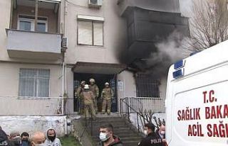 Güngören’de bir dairede yangın çıktı, mahsur...