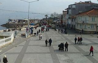 Güzel havayı gören sahile akın etti