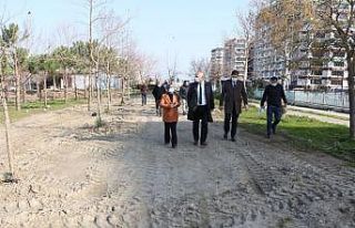 Güzelyurt Mahallesi’ne yeşillendirme çalışması