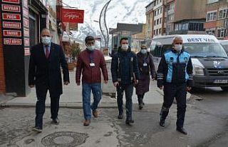 Hakkari’de korona virüs denetimi