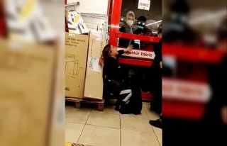 Hamile yalanıyla marketten hırsızlık yaparken...