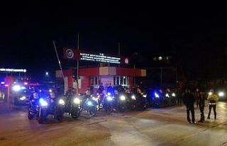 Hatay’da drone destekli sıkı asayiş uygulaması