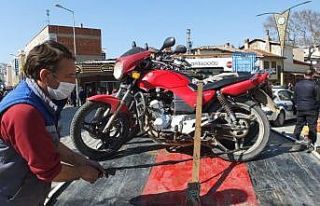 Havran’da tescilsiz motosikletlere geçit yok