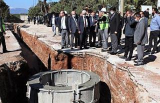 Hisarönü- Ovacık kanalizasyonun 69 Km’si tamamlandı