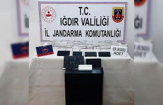 Iğdır’da 9 bin 830 adet uyuşturucu hap ele geçirildi