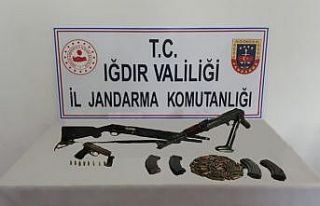 Iğdır’da Kalaşnikof tüfek ele geçirildi
