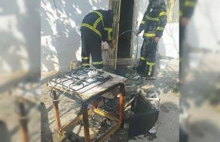 İkamet yangını korkuttu