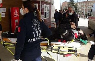 İki farklı kazada 2 motosiklet sürücüsü yaralandı