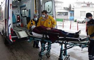İki otomobil çarpıştı; 1 yaralı