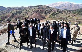 İl protokolü sulama projelerini inceledi