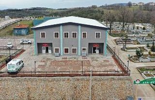 İlimtepe Mezarlığı’nda modern hizmet binası...