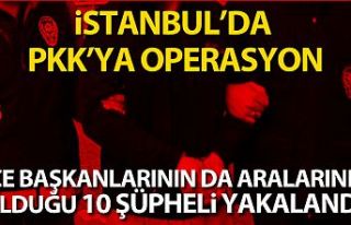 İstanbul'da PKK operasyonu HDP ilçe başkanları...