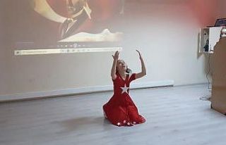 İstiklal Marşı’nı ezbere okuma yarışmasında...